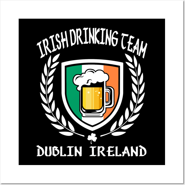 Irish Drinking Team Wall Art by BlackMorelli